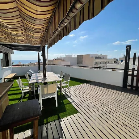 Atico Cabo De Gata Con Terraza, Jacuzzi Y Vistas Al Mar Apartment Carboneras Exterior photo
