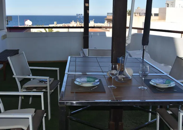 Atico Cabo De Gata Con Terraza, Jacuzzi Y Vistas Al Mar